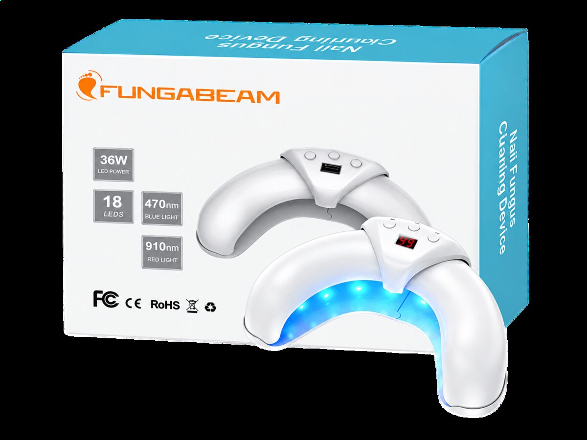FungaBeam retail box: 36W, 18 LEDs, 470nm blue light and 910nm red light